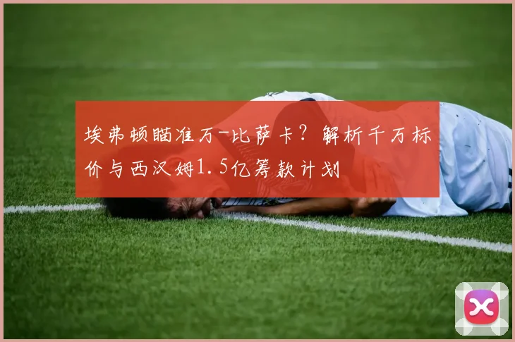 埃弗顿瞄准万-比萨卡?解析千万标价与西汉姆1.5亿筹款计划